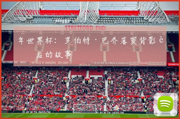 年世界杯:罗伯特·巴乔落寞背影背后的故事